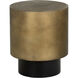 Bernaby 21 X 18 inch Antique Brass End Table